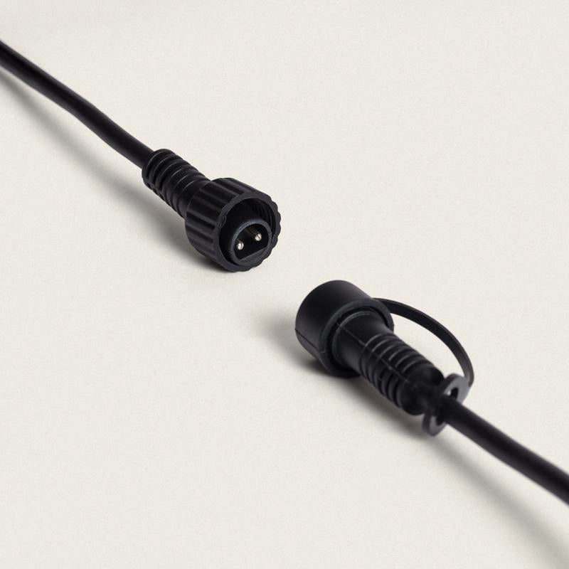 Lichtslinger buiten zwart 12V 10x LED Easyfit 5.65 meter