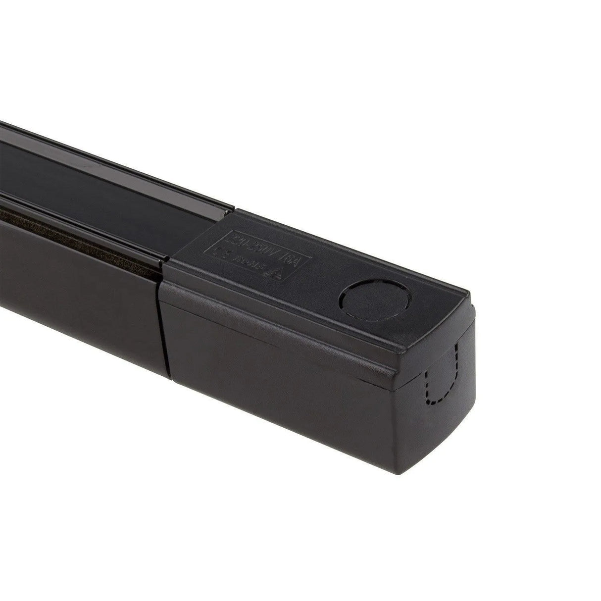 Railsverlichting modern 3 fase zwart modern zwart per meter