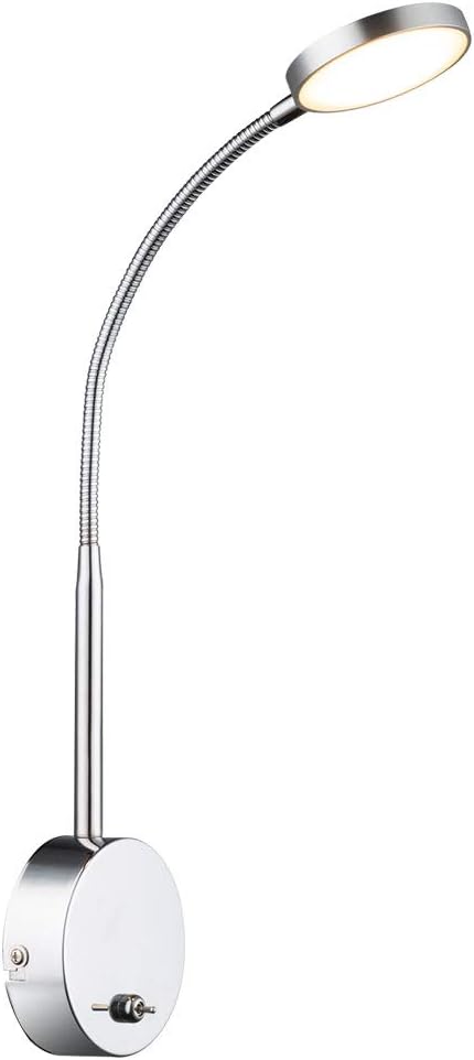 OP=OP Wandlamp Pegasi zilver verstelbaar met schakelaar