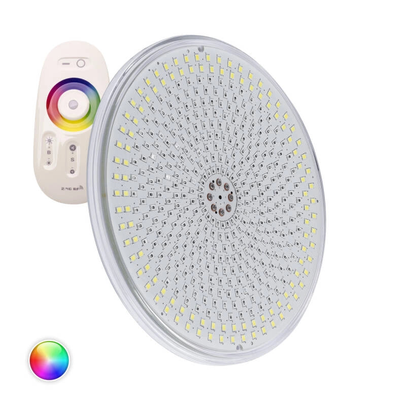 Zwembadlamp Plat RGB 35W Met afstandsbediening PAR56 Led ip68