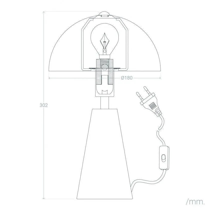 Tafellamp hout wit 'Daya' hout wit E14 fitting modern witte kap - FOIR