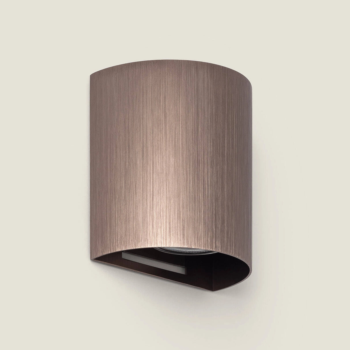 Wandlamp goud 'Xenia' glad led lamp downlighter metaal gu10 led 10 cm