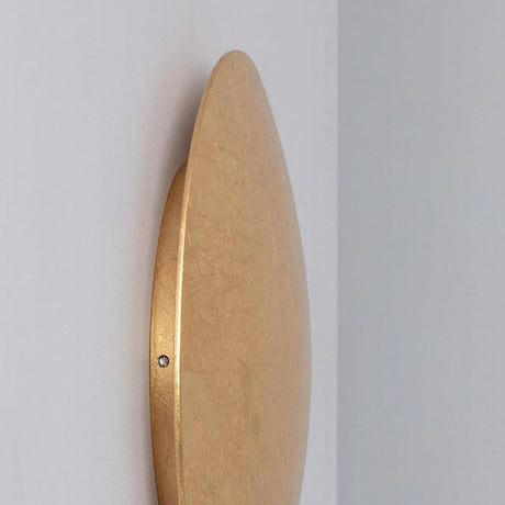 Wandlamp goud 'Ayla' groot rond led 18W modern 26 cm - FOIR