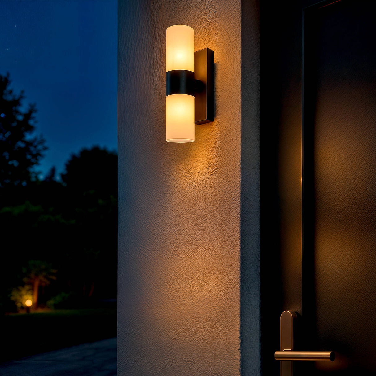 Badkamerlamp zwart metaal up down breed G9 IP44 boven spiegel