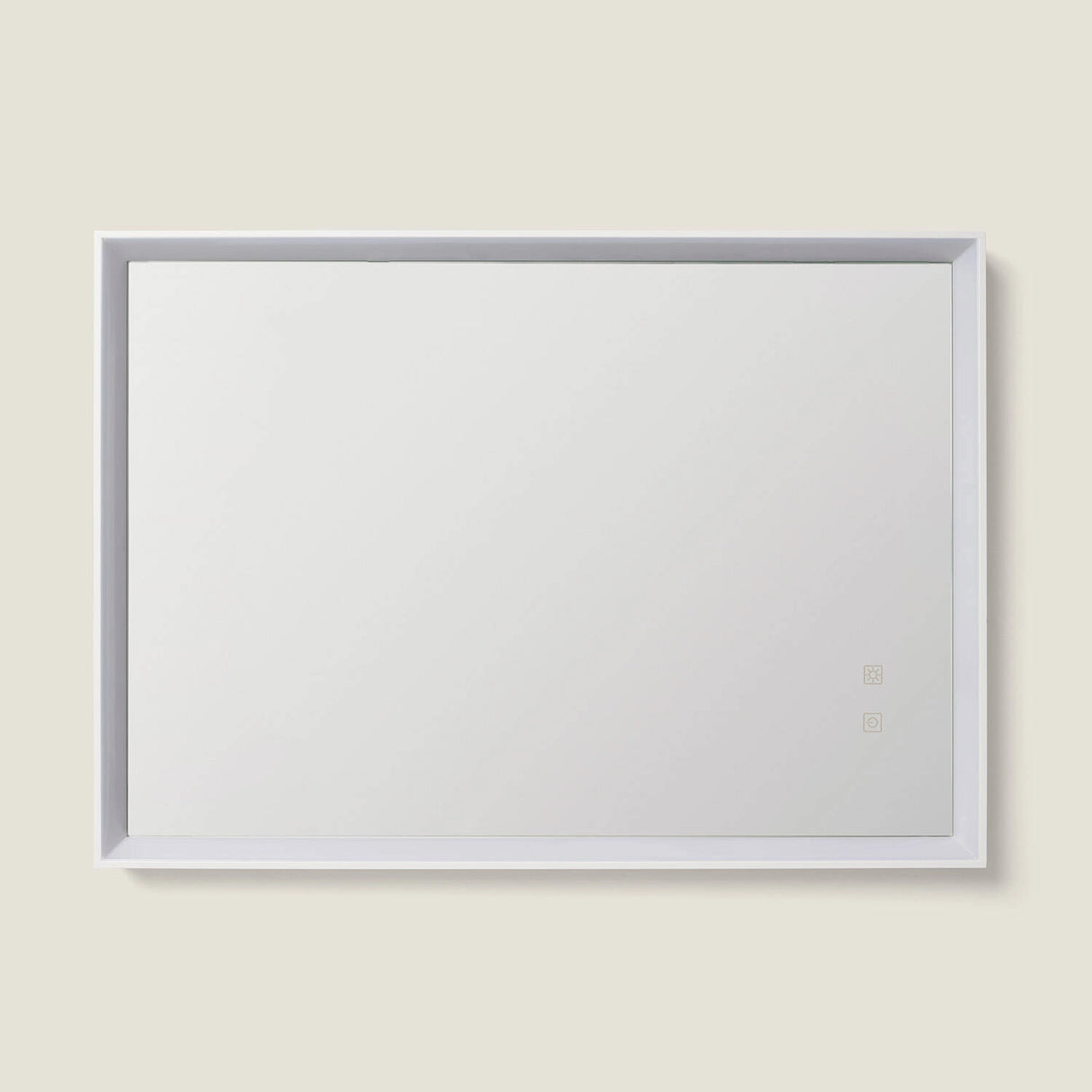 Badkamerspiegel led warm wit - neutraal - koel verwarmd 80 x 60 cm