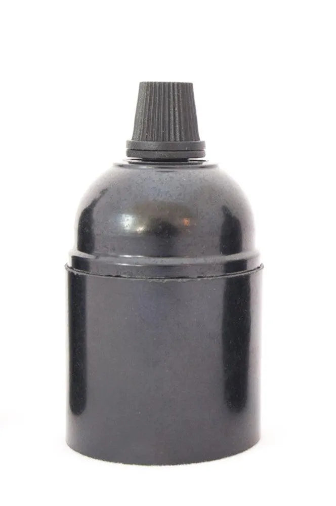 Zwarte fitting E27 fitting standaard model plastic zwart