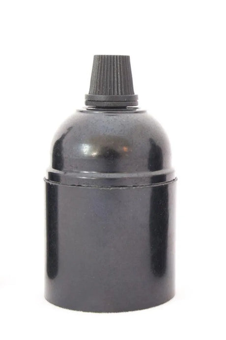 Zwarte fitting E27 fitting standaard model plastic zwart