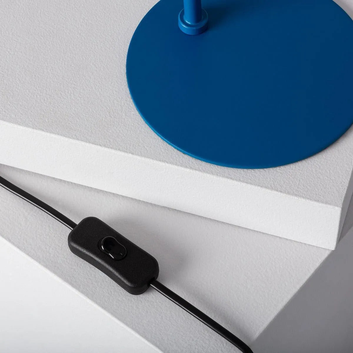 Tafellamp blauw 'Daphne' E27 fitting modern led lamp verstelbaar - FOIR