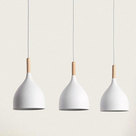 hanglamp wit hout 3 kappen voor eettafel