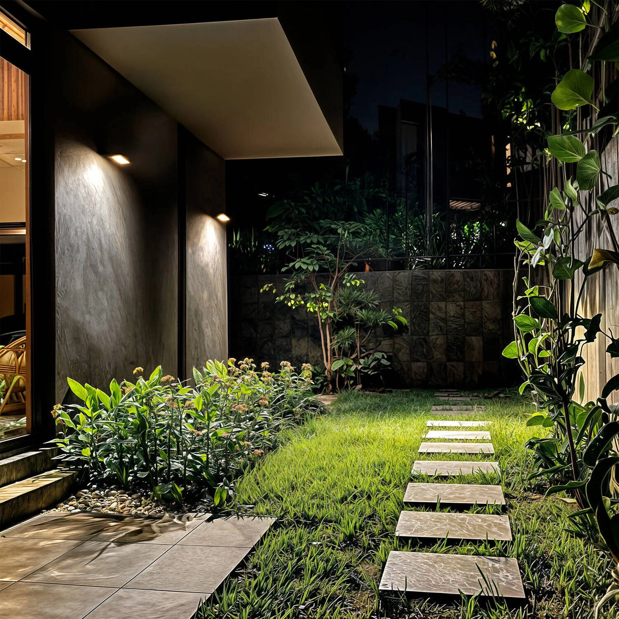 Breedstraler warm wit 2700k 30W zwart