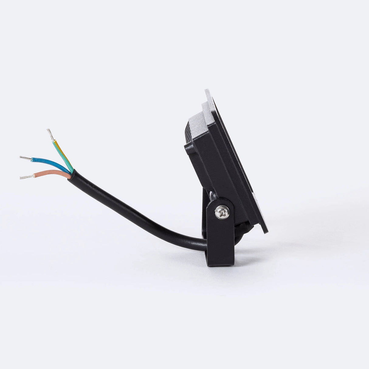 Breedstraler warm wit 2700k 10W zwart