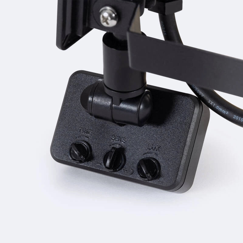 Breedstraler sensor zwart met 50W led helder wit