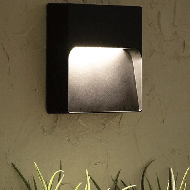 Buitenlamp vierkant warm wit led lamp