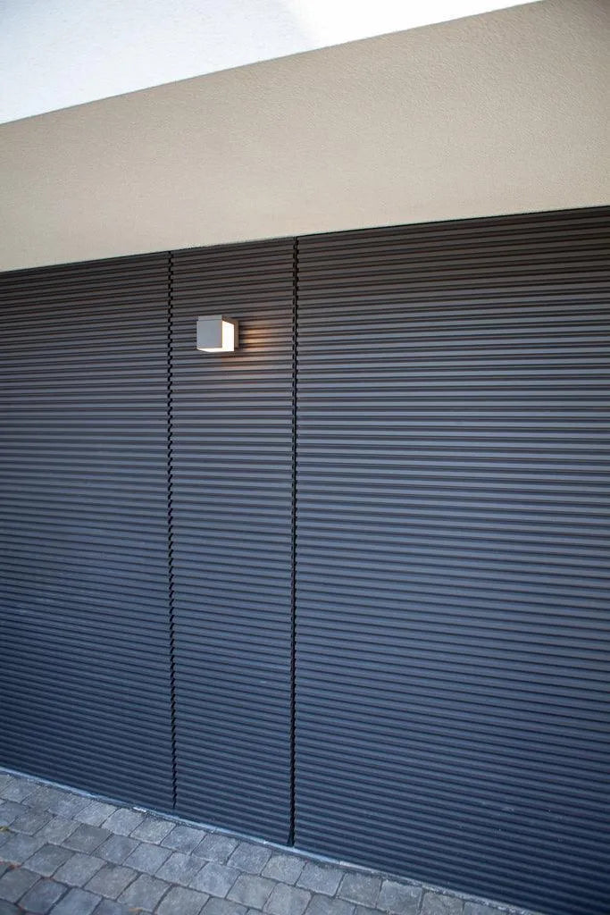 Moderne kubus wandlamp modern LED lichtbron ingebouwd Lutec