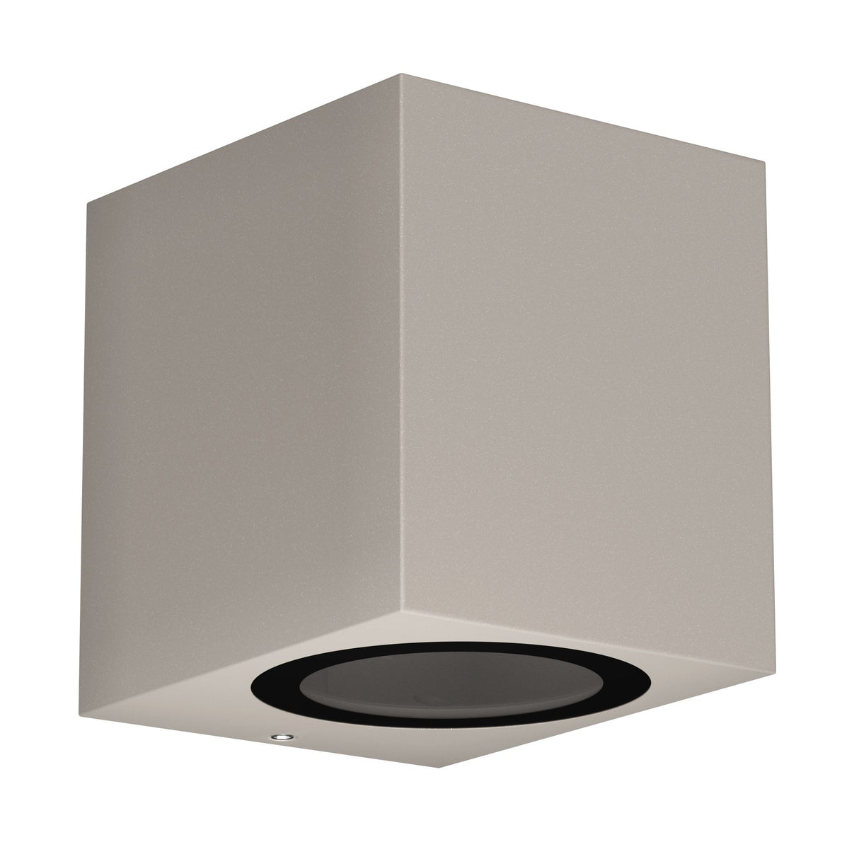 Buitenlamp GU10 vierkant zwart 'Milano' kubus modern downlighter