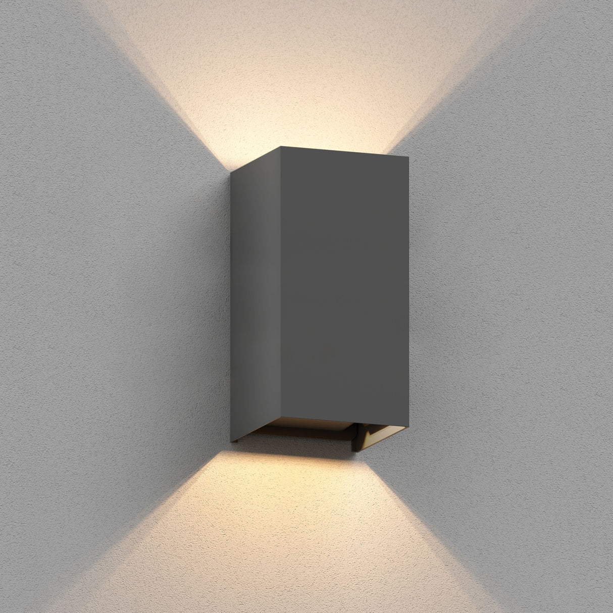 Buitenlamp vierkant antraciet led lamp g9