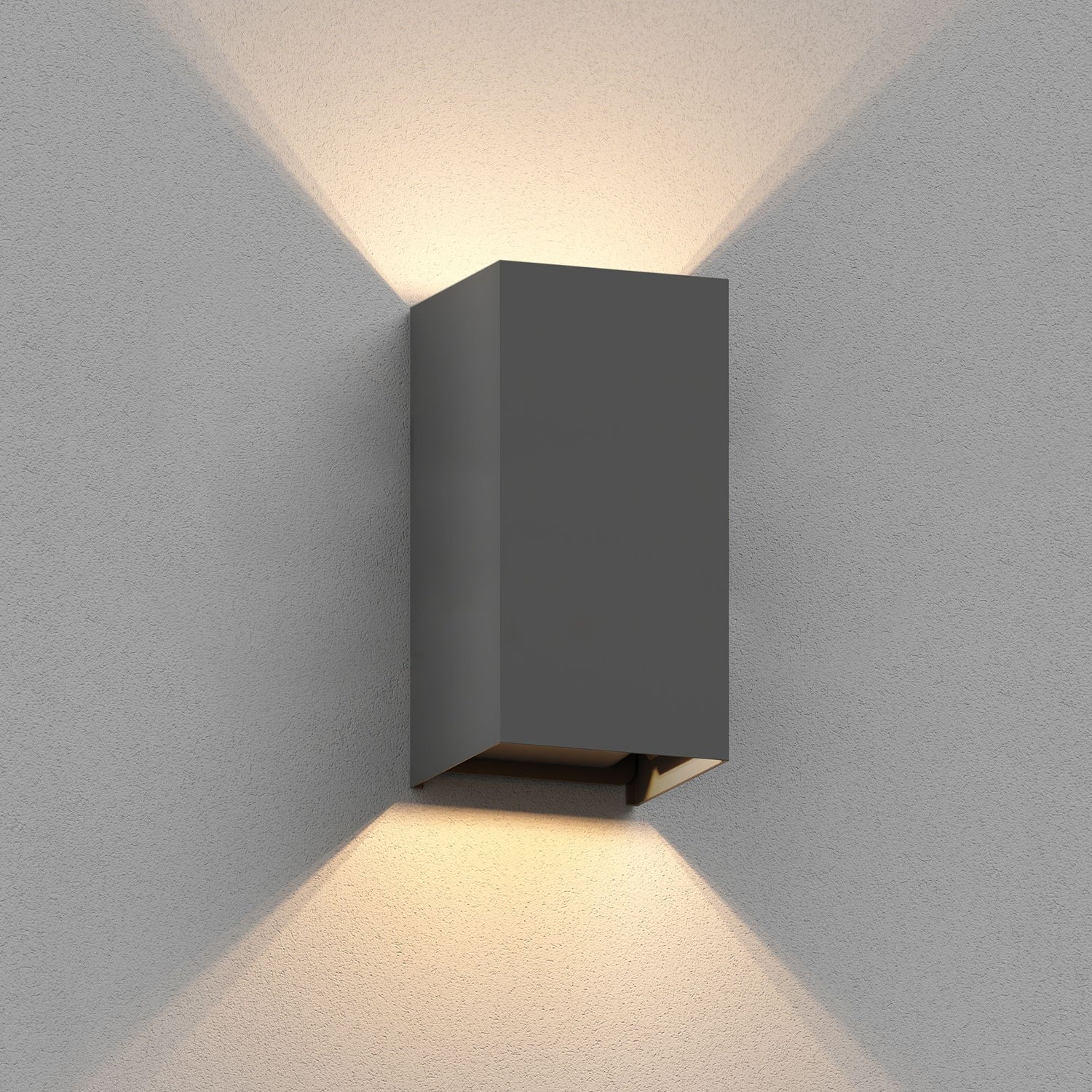 Buitenlamp vierkant antraciet led lamp g9