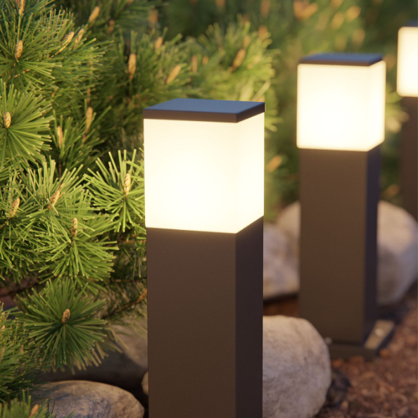 Staande buitenlamp g9 led vierkant