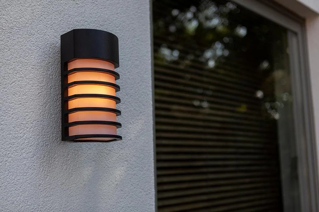 Vierkante led lamp e27 fitting zwart