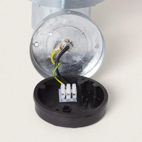 Buitenlamp gegalvaniseerd wandlamp voordeur 'Blokhuis' down downlighter E27 fitting IP54 - FOIR