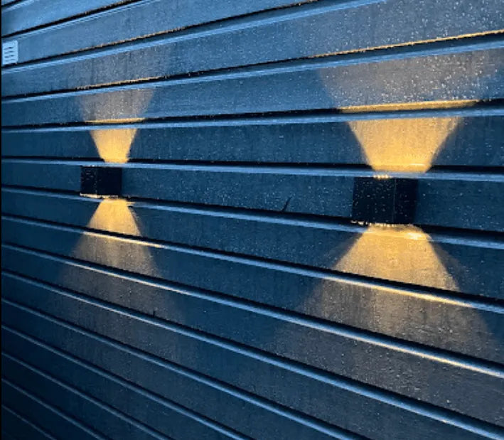 Buitenlamp schemersensor 'Ace' G9 warm wit ip65 - FOIR kubus metaal