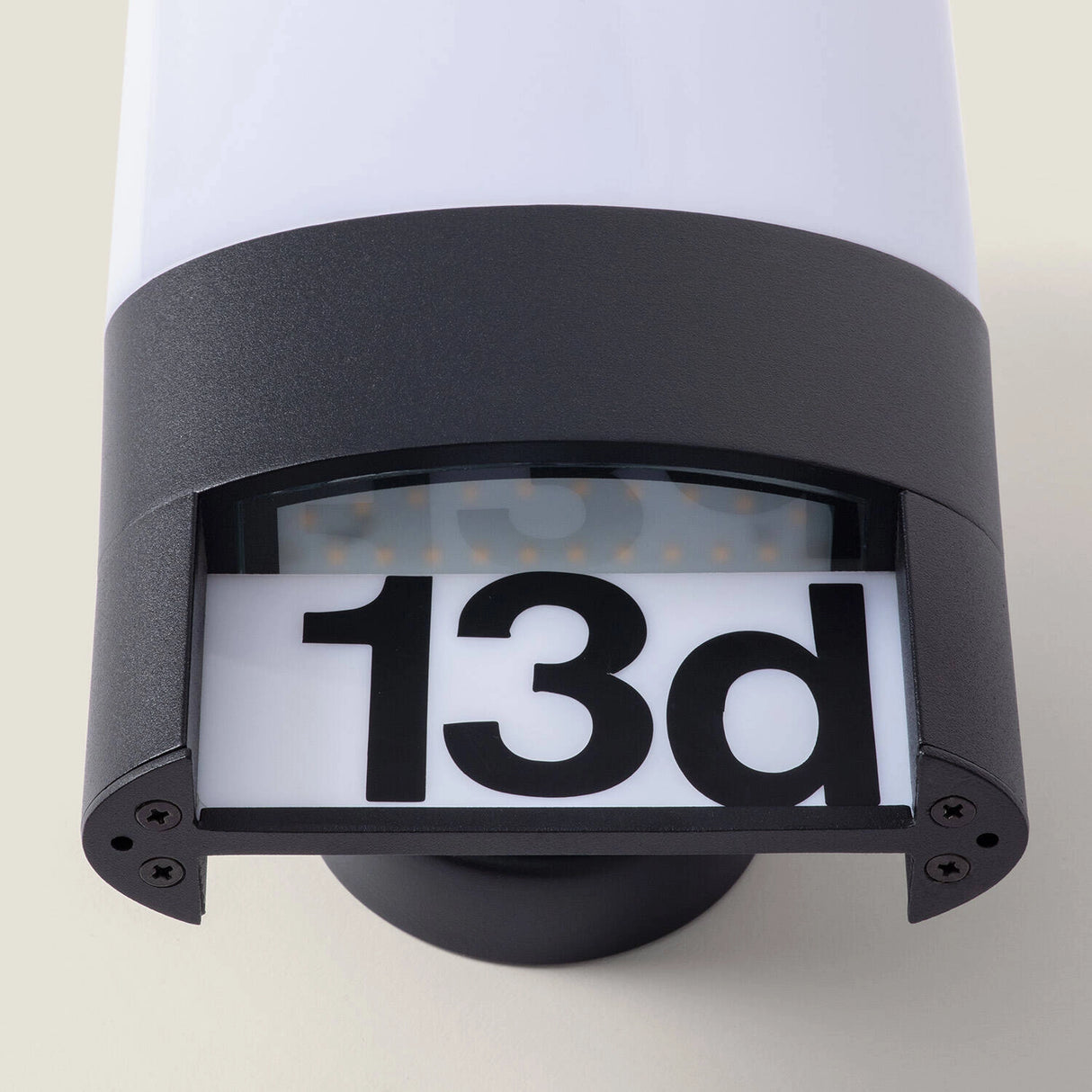 Buitenlamp met huisnummer 10W led metaal