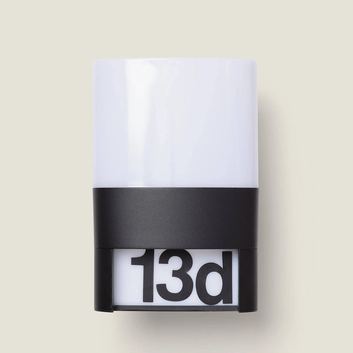 Buitenlamp met huisnummer 10W led metaal