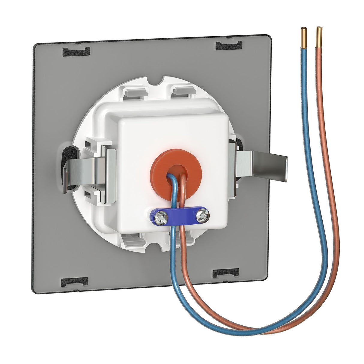Trapverlichting Zwart vierkant binnen en buiten Warm wit 3000k 3 kleuren