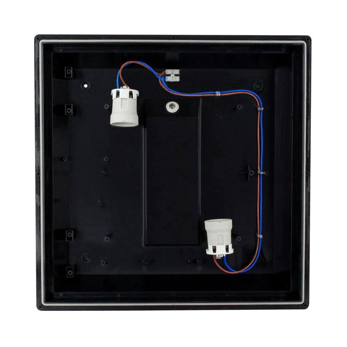 Buitenlamp zwart e27 fitting ip65