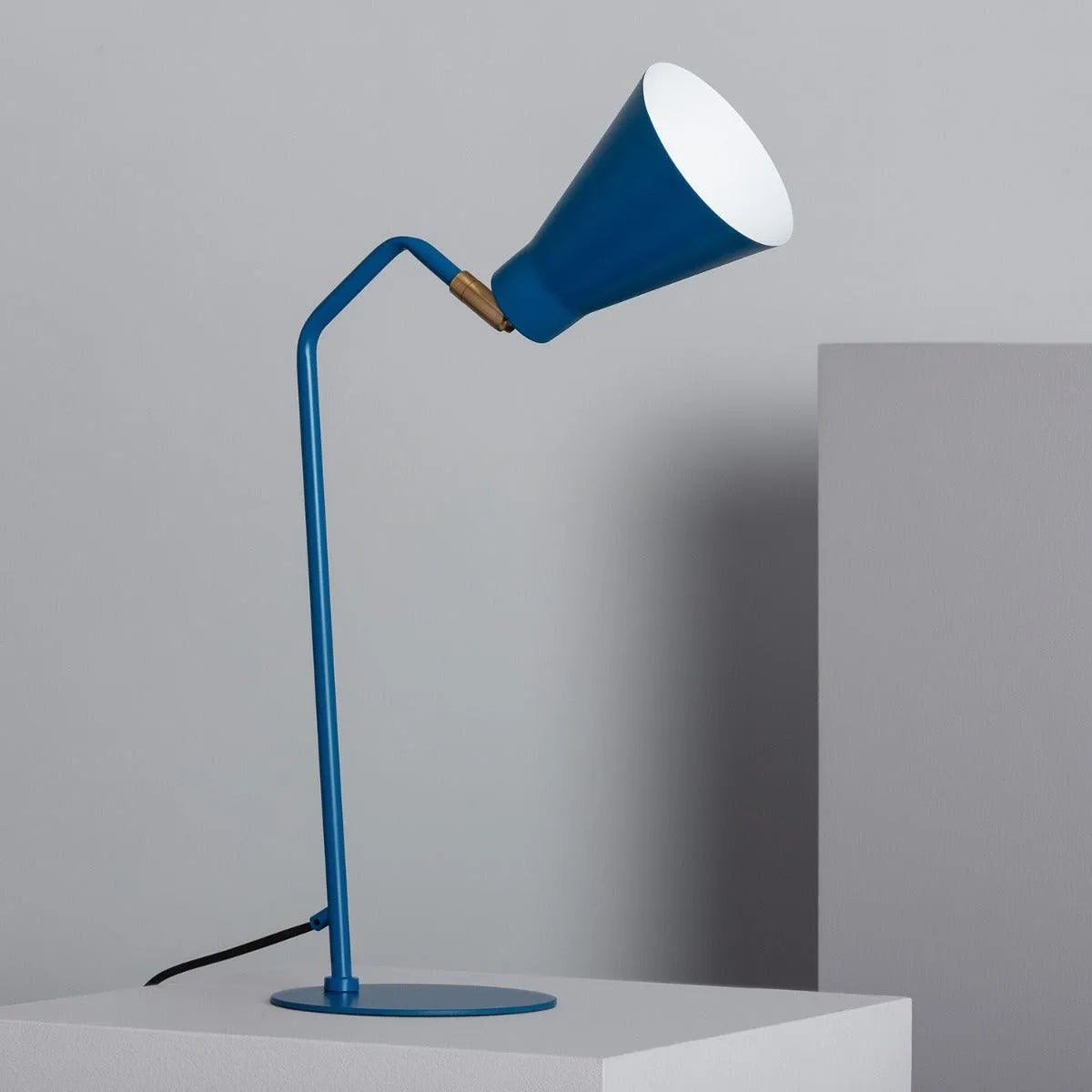 tafellamp blauw verstelbaar e27 fitting led