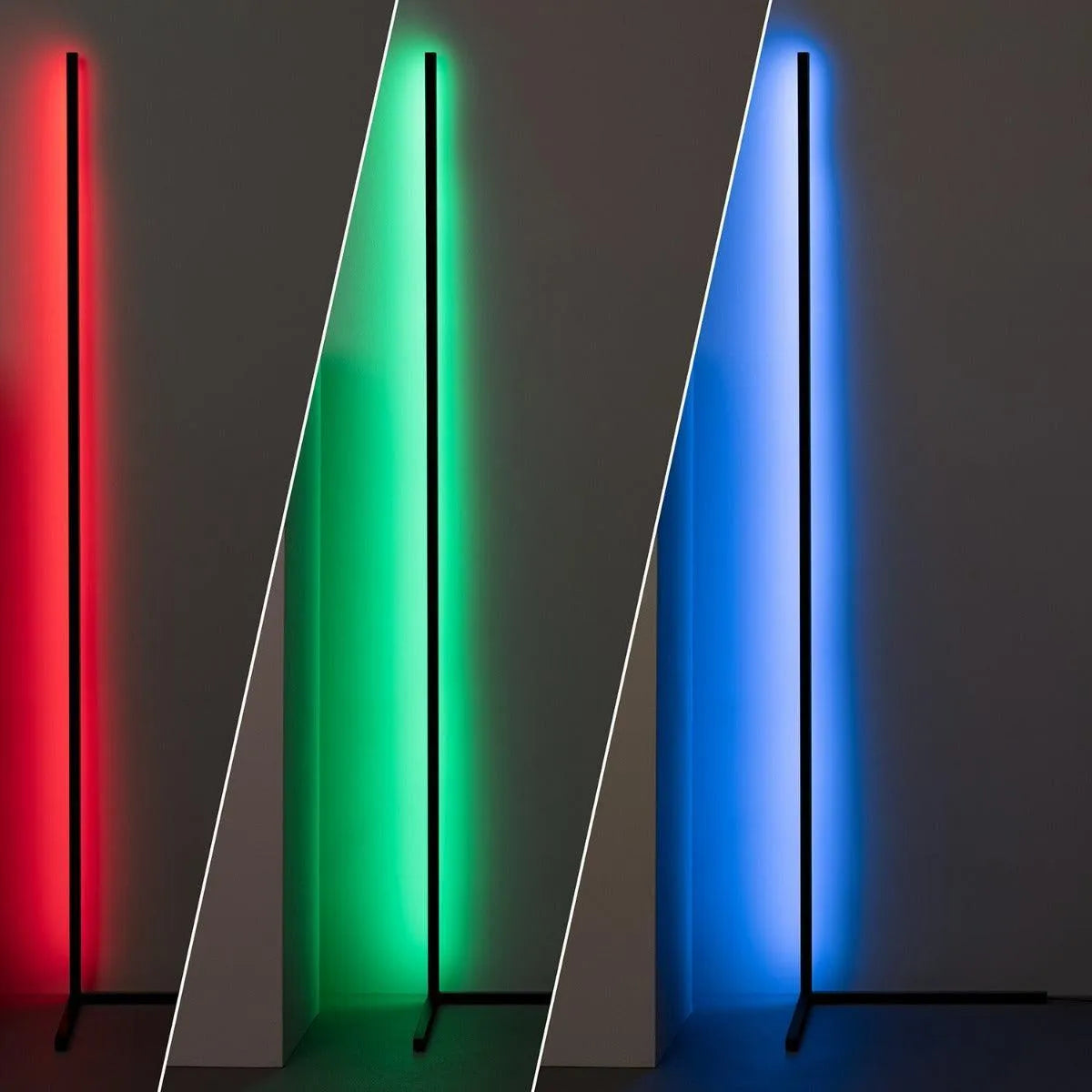 Staande lamp rgb hoek lamp led