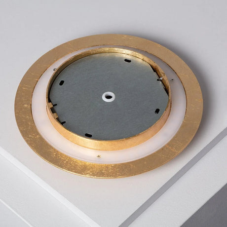 Wandlamp goud 'Ayla' groot rond led 18W modern 26 cm - FOIR