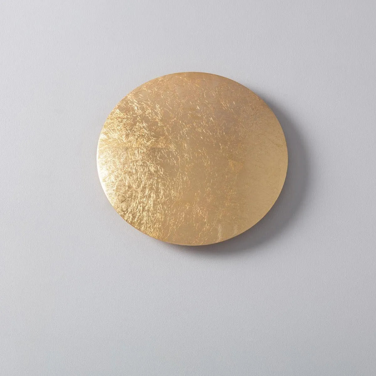 Wandlamp goud 'Ayla' groot rond led 18W modern 26 cm - FOIR