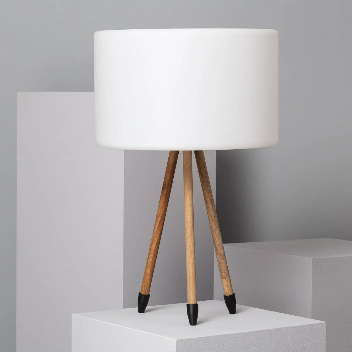 houten driepoot e27 fitting modern led lamp 76235