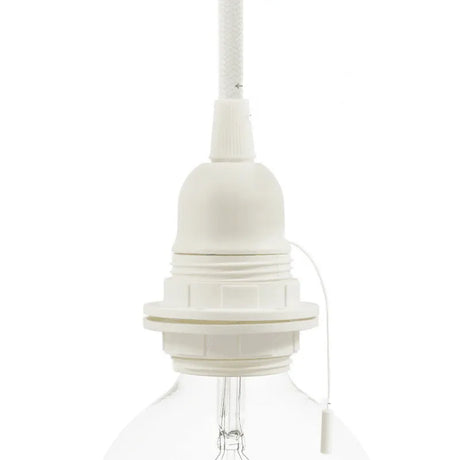 Fitting wit met schakelaar e27 design