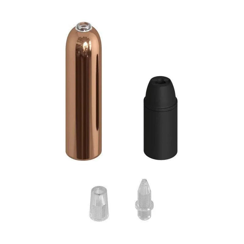 Fitting lamp koper e14 glad metaal smal lamphouder - FOIR