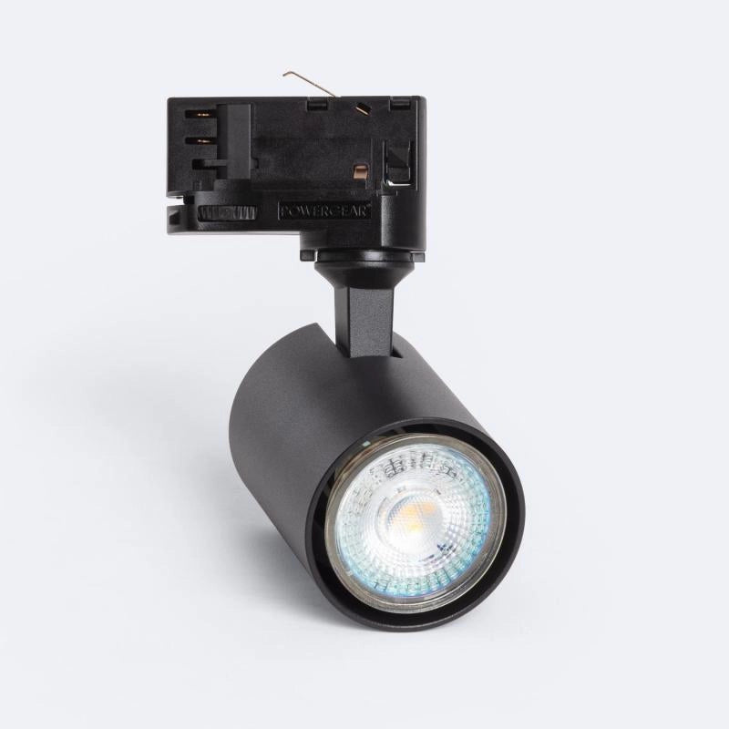 Three Circuit spot zwart metaal Armatuur 3-fase Track voor GU10 lamp