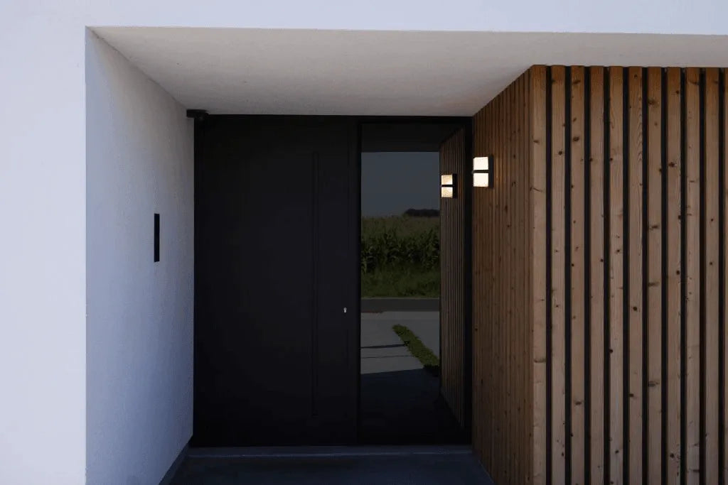 Buitenlamp zwart led Stella gevelverlichting donkergrijs gevelverlichting 19 cm - FOIR