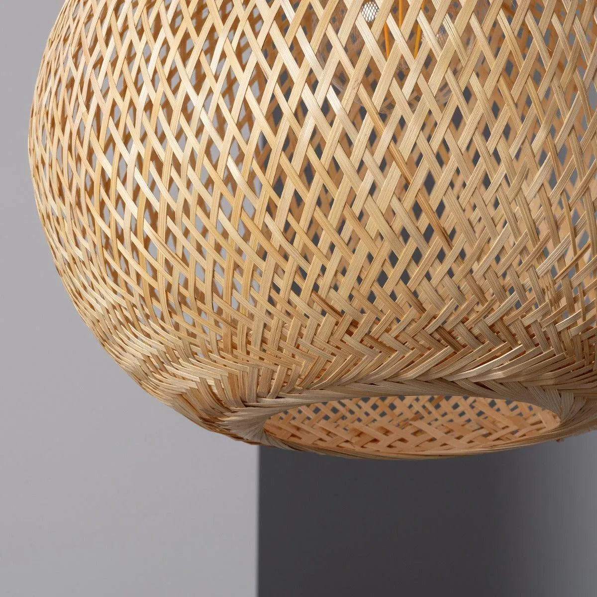 Ronde gevlochten hanglamp e27 fitting led