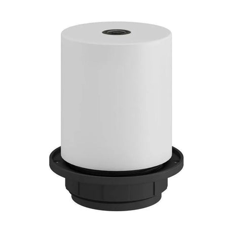 Lamphouder wit e27 glad ontwerp met lampenkap ring - FOIR