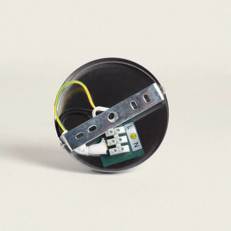 Hanglamp Glas ribbel e27 fitting 30 cm