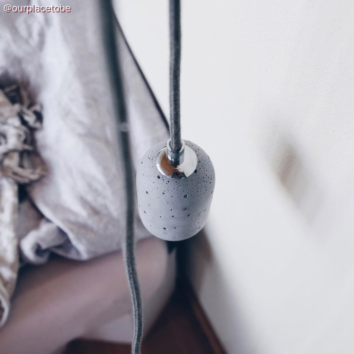 Cement Fitting e27 Grijs