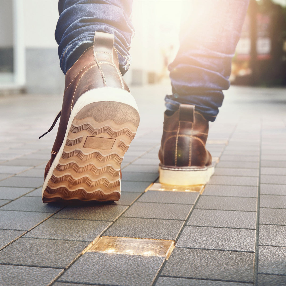 Inbouwspot grondspot overrijdbaar vierkant baksteen 8 cm x 5 cm LED 0.5W warm wit (kopie)