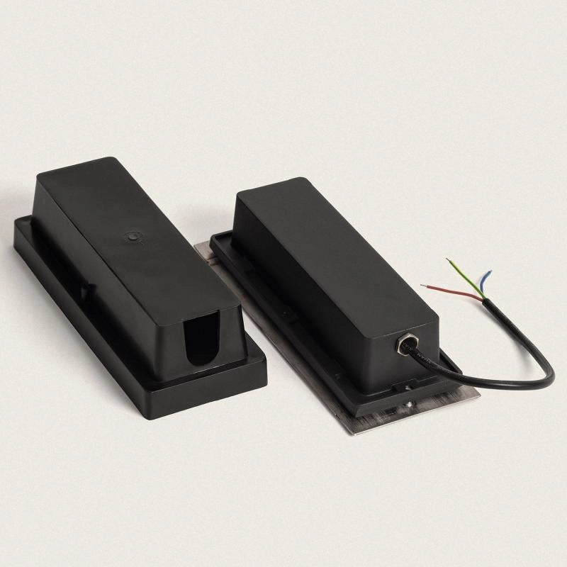 Grondspot led rechthoek 5W led warm wit 3000K 230V