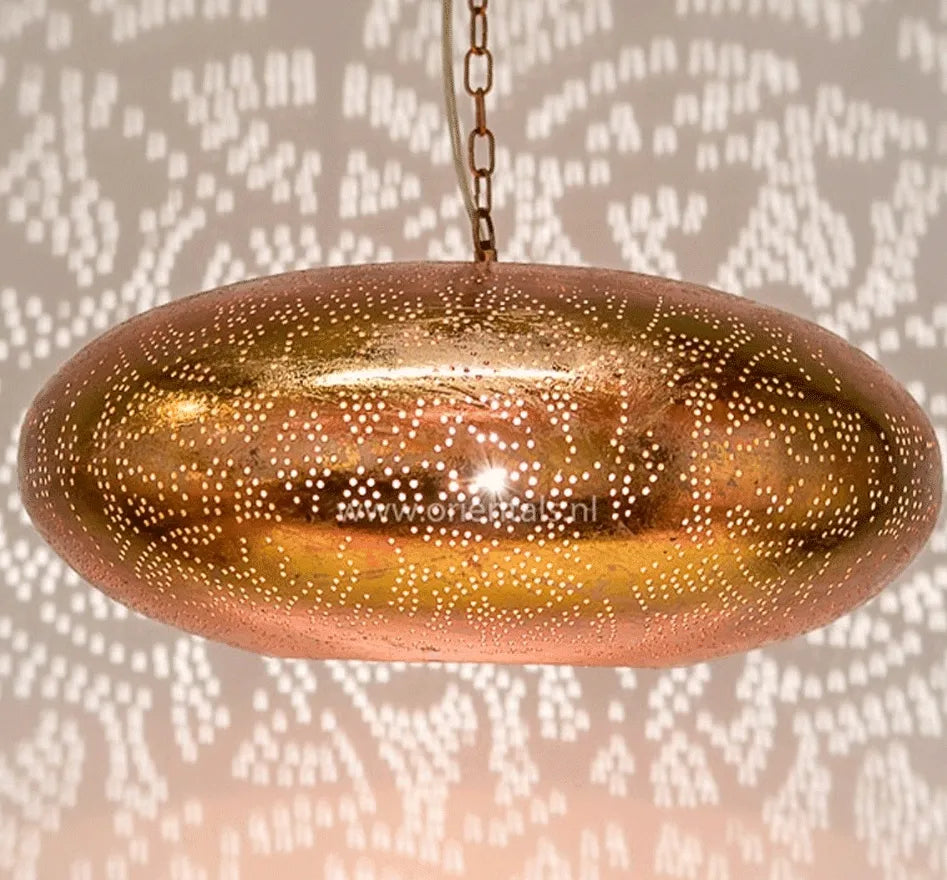 Hanglamp goud design lamp e27 fitting