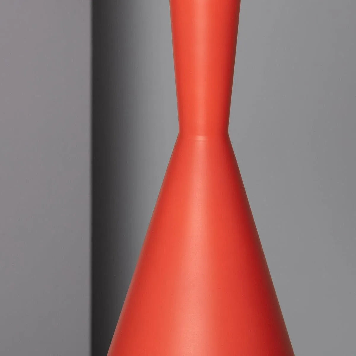 Metalen hanglamp retro modern wit rood