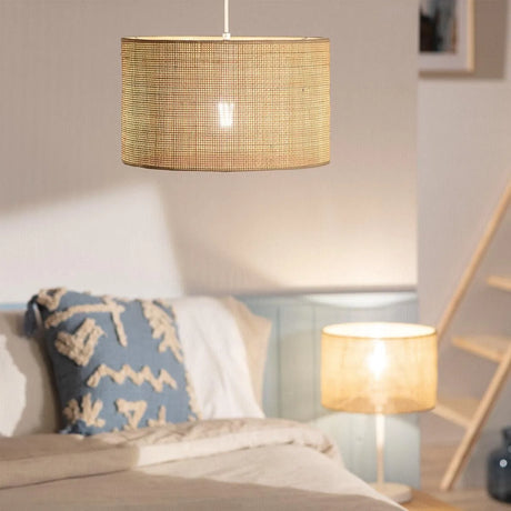 Moderne hanglamp E27 fitting 400mm lampenkap rond led