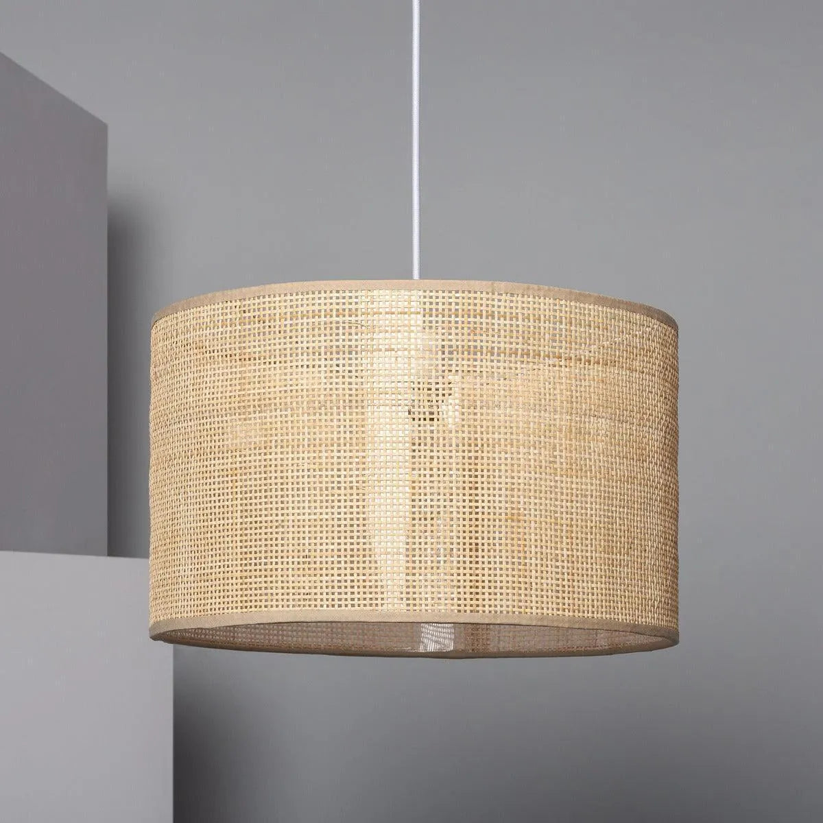 hanglamp e27 met witte kabel gevlochten led lamp