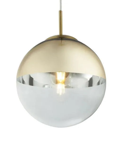 Glas bol modern 250mm E27 fitting goud 15856 Varus globo lighting
