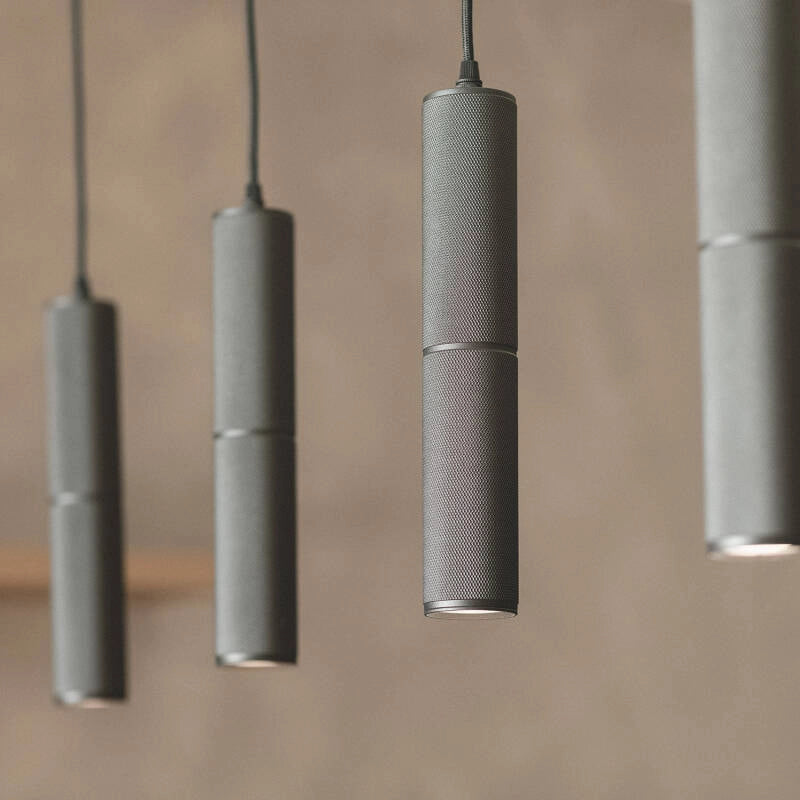 Hanglamp eettafel metaal 'Berkin' zwart gu10 led lamp 4 spots 100cm